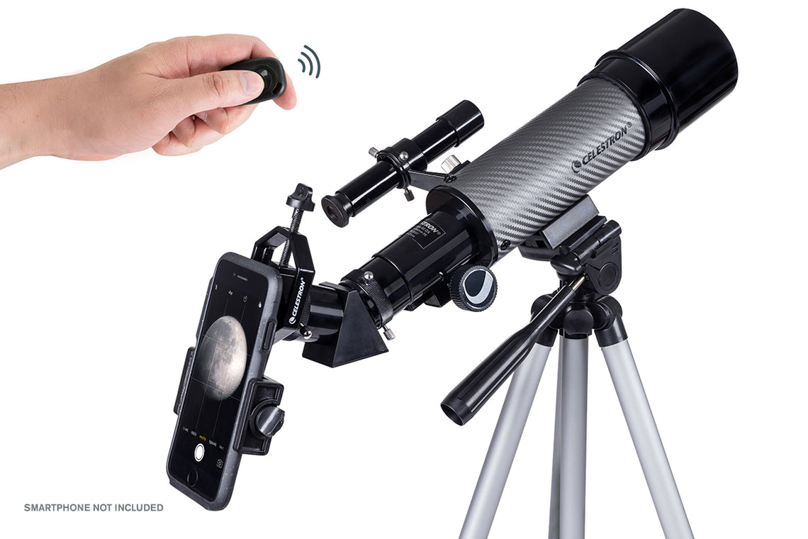 TELESCÓPIO CELESTRON TRAVEL SCOPE 60DX MOCHILA ADAPT CELULAR