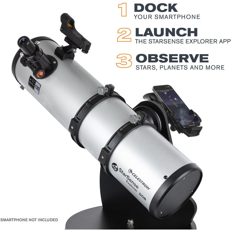 Telescópio Celestron Autoguide Explorer 130mm Dobson de mesa