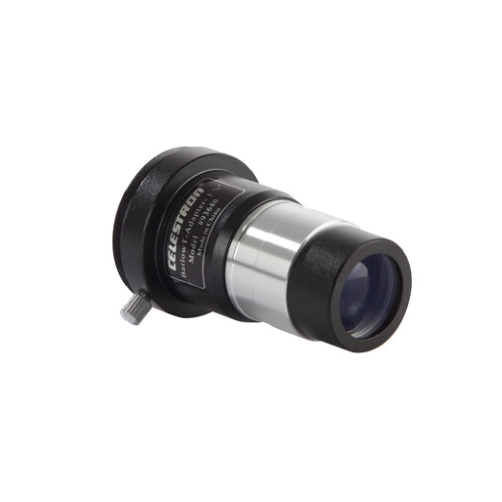 Lente Barlow 2x e Adaptador T para Telescópio Celestron 1.25"
