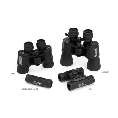 Binóculo Celestron UpClose G2 10-30x50mm com Zomm Porro BK-7